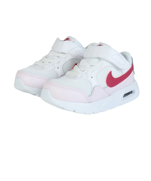ナイキ（NIKE）ジュニアスニーカー スポーツシューズ エア マックス SC ホワイト ピンク CZ5361-125 スポーツ カジュアル シューズ