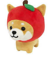 ぬいぐるみ マメしばBC りんご 赤 TMR001