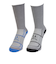 ミッション（MISSION）靴下 VaporActive パフォーマンスクルーソックス 2足セット グレー Lサイズ 105032 涼しい ドライ 速乾 吸湿