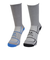 ミッション（MISSION）靴下 VaporActive パフォーマンスクルーソックス 2足セット グレー Mサイズ 105031 涼しい ドライ 速乾 吸湿