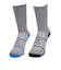 ミッション（MISSION）靴下 VaporActive パフォーマンスクルーソックス 2足セット グレー Mサイズ 105031 涼しい ドライ 速乾 吸湿