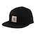 カーハート（CARHARTT）キャップ バックレーキャップ 黒 56-60cm I03485389XX25FW スポーツキャップ