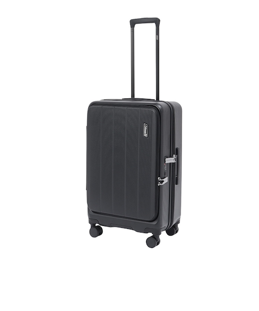 コールマン（Coleman）キャリーバッグ フロントオープン Mサイズ 黒 60L60006-00 キャリーケース 旅行 トラベル