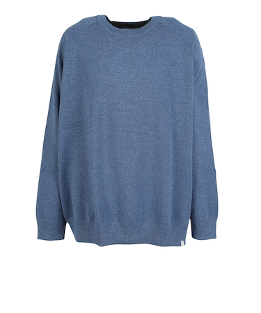 エルケクス（ELKEX）長袖 クルーネックニット セーター EKM5FA0008 BLU