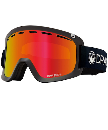 ドラゴン（DRAGON）スキー スノーボード ゴーグル 23-24 D1 ディーワン PREMIUM BLACK LUMALENS J.RED ION A01