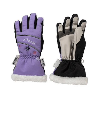 フェニックス（PHENIX）ジュニア 五指グローブ グラディエントスノーパターングローブ ESG25GL92PURPLE