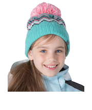 フェニックス（PHENIX）ジュニア ミックスボーダー ニットハット ESG25HW92BLUE GREEN