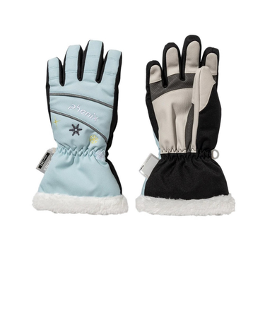 PHENIX（PHENIX）ジュニア 五指グローブ グラディエントスノーパターングローブ ESG25GL92PALE BLUE