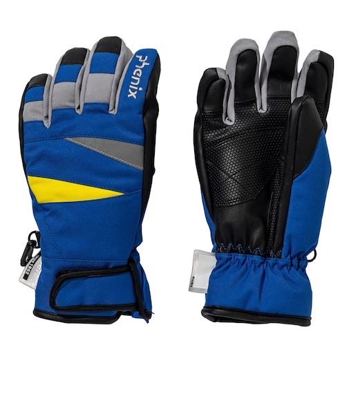 フェニックス（PHENIX）キッズ ジュニア Triangular Motif Gloves トライアングルモチーフグローブ ESB25GL82BLUE