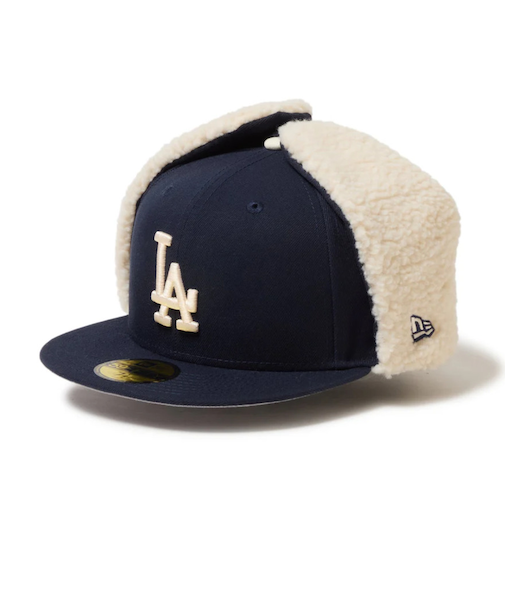 ニューエラ(NEW ERA)キャップ 59FIFTY Dog Ear ドッグイヤー ロサンゼルス・ドジャース ナイトシフトネイビー S-Lサイズ 146681…