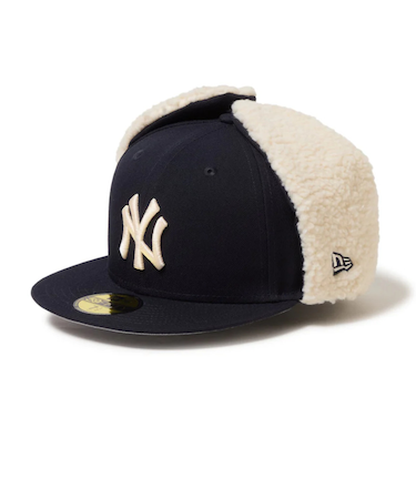 ニューエラ（NEW ERA）キャップ 59FIFTY Dog Ear ドッグイヤー ニューヨーク・ヤンキース ネイビー S-Lサイズ 14668175