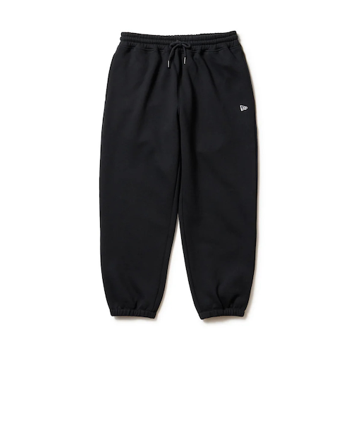 ニューエラ（NEW ERA）裏起毛 オーバーサイズド スウェットパンツ ボックスロゴ ウーブンパッチ ライトグレー 14682663