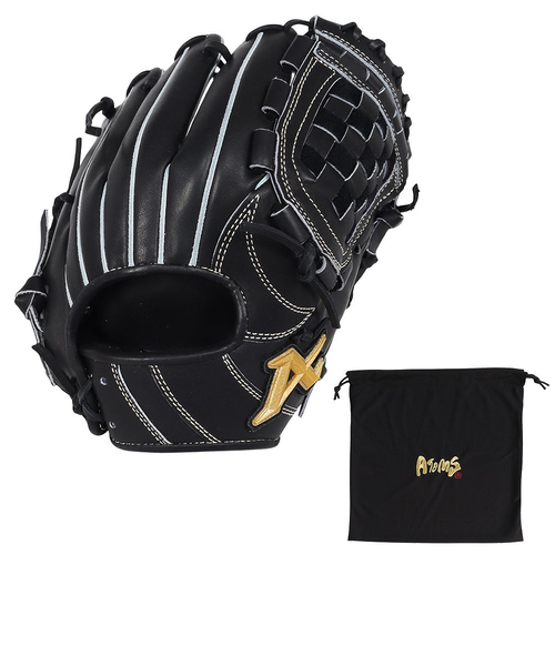 アトムズ（ATOMS）硬式用グラブ 内野手用 野球グローブ 一般 型付済