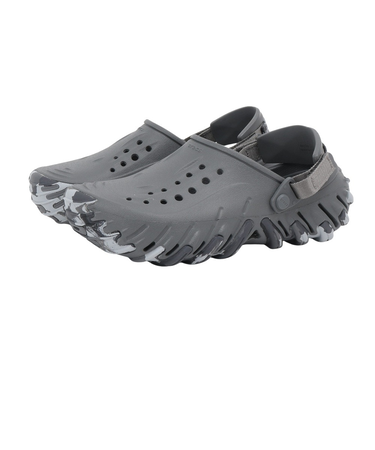 クロックス（crocs）サンダル エコー カモ RO クロッグ SGy/Mlt グレー 212095-0IE カジュアルシューズ