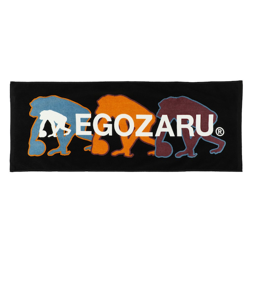 エゴザル（EGOZARU）ディファレントロゴ スポーツ フェイスタオル EZFW25UTW012C001