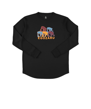 エゴザル(EGOZARU)バスケットボールウェア ディファレントロゴ ロングスリーブ EZFW25ULS026C001