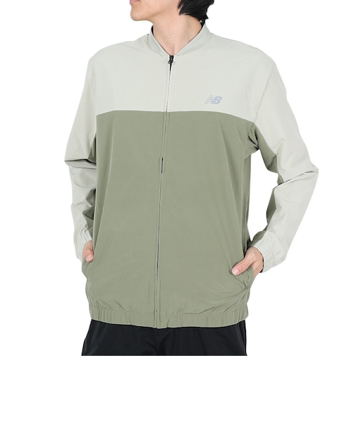 ニューバランス(new balance)ストレッチウーブンボンバージャケット MJ41017DEK