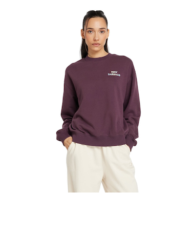 ニューバランス(new balance)レンチテリー オーバーサイズドロゴ クルースウェット WT43559PLN