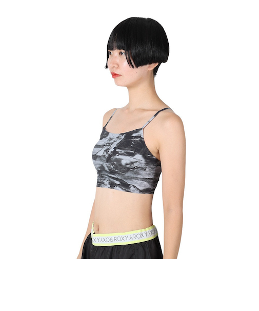 ダンスキン（DANSKIN）ブラトップ カップ付き スキニッシュプリントブラ DC123904P K