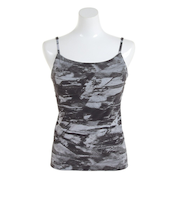 ダンスキン（DANSKIN）キャミソール カップ付き スキニッシュプリント DC123104P K