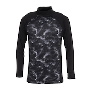 デュアリグ（DUARIG）ウィンドクロス 防風長袖ハイネック 5F0004-WAUW-891ASC 黒 ブラック M-LLサイズ BLK