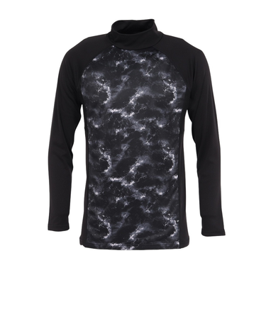 デュアリグ（DUARIG）ウィンドクロス 防風長袖ハイネック 5F0004-WAUW-891ASC 黒 ブラック M-LLサイズ BLK