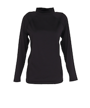 デュアリグ(DUARIG)インナー ウィンドクロス 黒 M-LLサイズ 5F0008-WAUW-892ASC BLK 防風 長袖 ハイネック ドライ