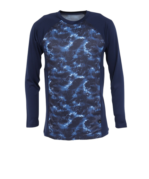 デュアリグ(DUARIG)ウィンドクロス 防風長袖クルーネック 5F0002-WAUW-891ASC 紺 ネイビー NVY M-LLサイズ