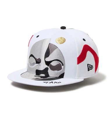 ニューエラ（NEW ERA）帽子 59FIFTY 岡本太郎 太陽 ホワイト 14683819