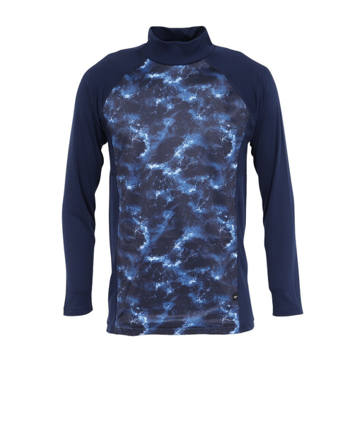 デュアリグ(DUARIG)ウィンドクロス 防風長袖ハイネック 5F0004-WAUW-891ASC 紺 ネイビー M-LLサイズ NVY