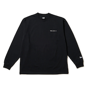 ニューエラ（NEW ERA）長袖 オーバーサイズド コットン Tシャツ 岡本太郎 太陽の塔 ブラック 14683928