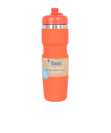 水筒 Bivo Trio ボトル オレンジ 620ml BT-IN-21-TM 重力による優れた飲み心地 ステンレスボトル 保冷