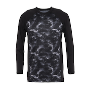 デュアリグ(DUARIG)ウィンドクロス 防風長袖クルーネック 5F0002-WAUW-891ASC 黒 ブラック M-LLサイズ BLK