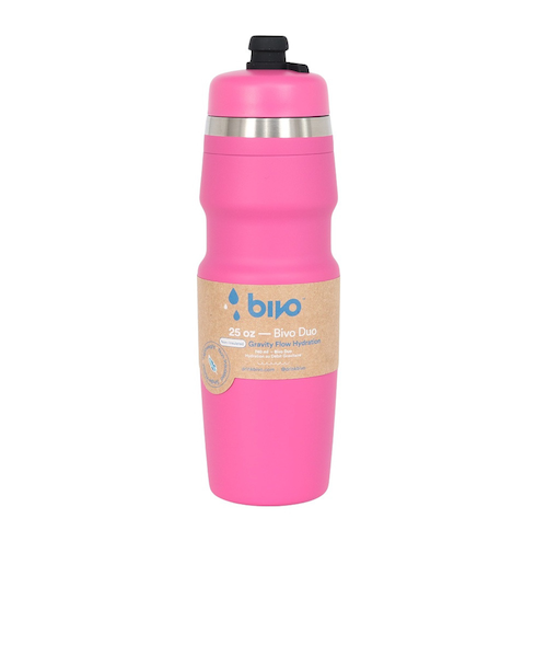 水筒 Bivo Duo ボトル ピンク 740ml BT-NI-25-PK 重力による優れた飲み