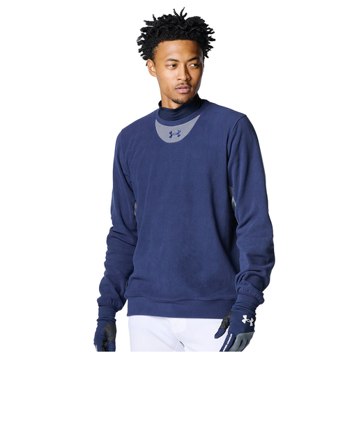 アンダーアーマー（UNDER ARMOUR）野球ウェア マイクロフリース クルー トップス 6007969 410