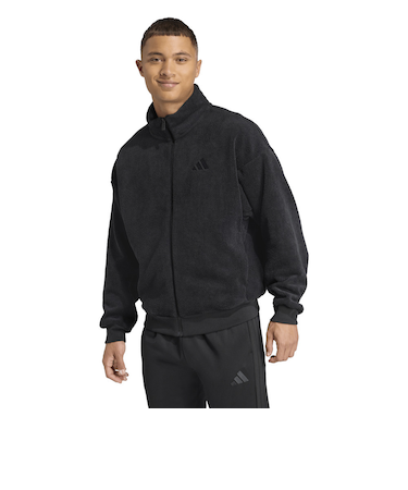 アディダス（adidas）フューチャーアイコン スモールロゴ ローパイルフリース トラックトップ KKL88-JW7118