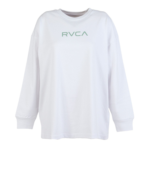 ルーカ（RVCA）BANDANA VA ボックス ロゴ 長袖Tシャツ BF044052 WHT