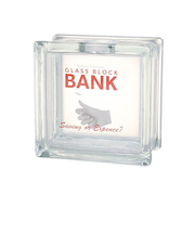 ガラス ブロック バンク スクエア H20-0192SQ