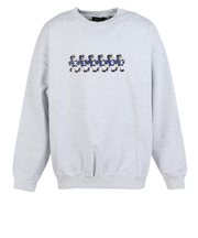 エクストララージ（XLARGE）フットボール クルーネック スウェットシャツ 101253012006-ASH