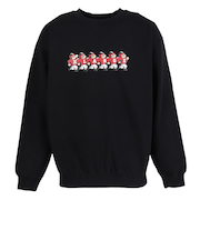 エクストララージ（XLARGE）フットボール クルーネック スウェットシャツ 101253012006-BLACK