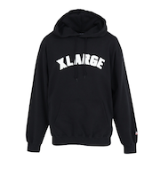 エクストララージ（XLARGE）ARCH ロゴ プルオーバー フーデット スウェットシャツ 101253012014-BLACK