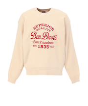 ベンデイビス(BEN DAVIS)刺繍ロゴニット クルーネック 25780071-OFF