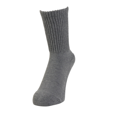 日本の名湯 パイルショートソックス 3チャコールグレー 23～25cm 103504-97