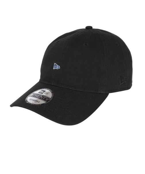 ニューエラ（NEW ERA）帽子 キャップ 9TWENTY CS ミニ フラッグ BLK ブラック×ブルー Mサイズ 14668036