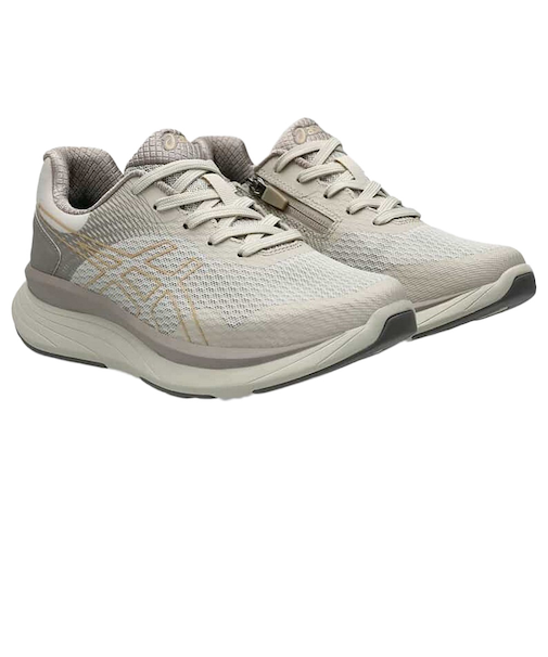 アシックス（ASICS）スニーカー ウォーキングシューズ ニーズアップ ベージュ 1242A020.020 スポーツシューズ