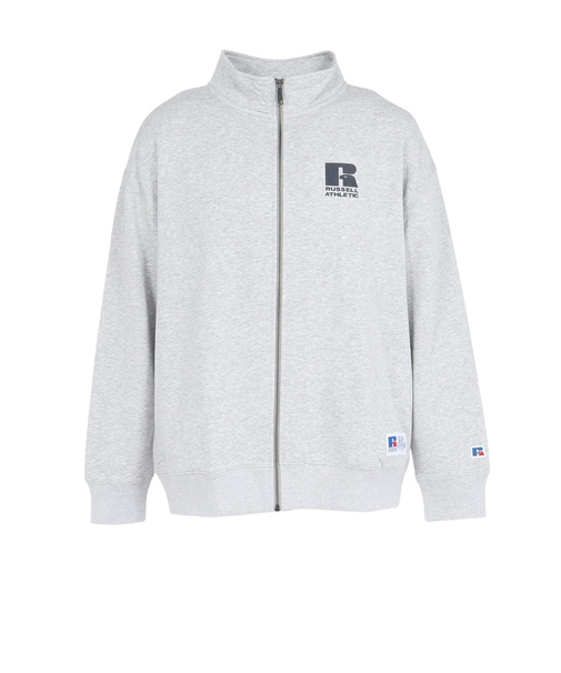 ラッセル（RUSSELL）C100 ロゴフルジップ スウェットシャツ RBM25F0014 MGRY