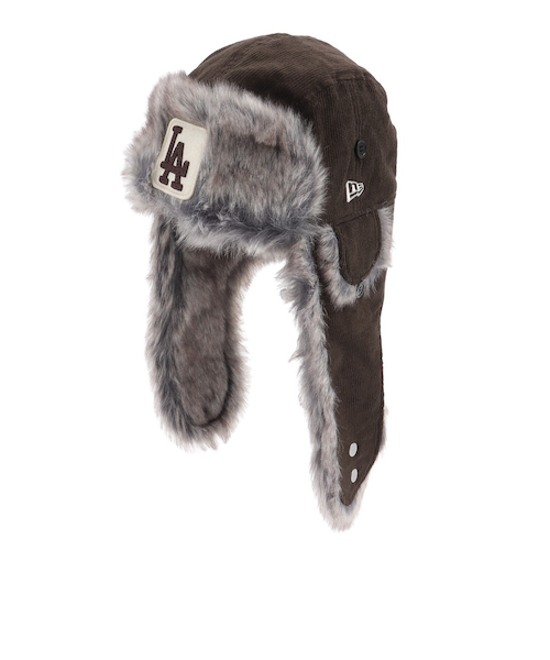 ニューエラ(NEW ERA)帽子 ハット トラッパー  ロサンゼルス・ドジャース ウォルナット茶色 ブラウン Lサイズ 146… ニューエラ（NEW ERA）帽子 ハット トラッパー ロサンゼルス