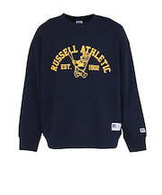 ラッセル（RUSSELL）C100 BB ベア クルーネック スウェットシャツ RBM25F0009 NVY