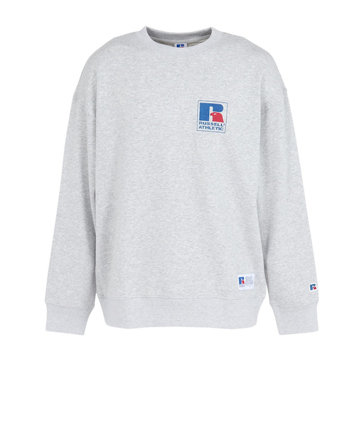 ラッセル(RUSSELL)C100 ワンポイント ロゴ クルーネック スウェットシャツ RBM25F0008 MGRY