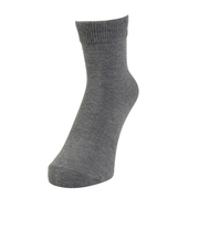 日本の名湯 パイルショートソックス チャコールグレー 23～25cm 3103503-97